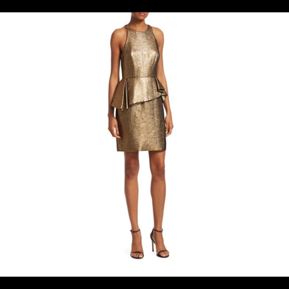 Gold Halston Heritage Dress